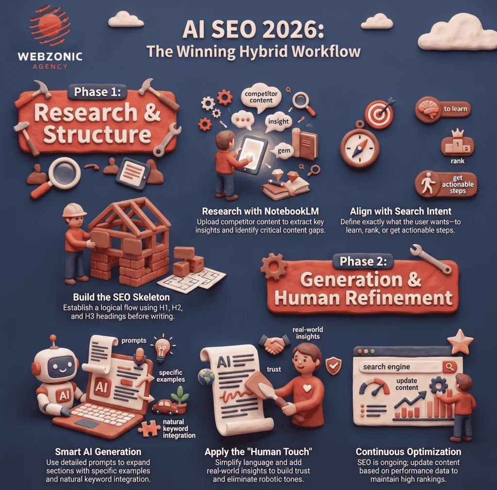 AI content writing structure