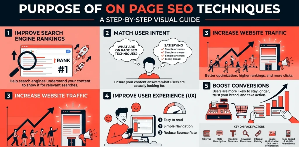 What is the Purpose of On Page SEO Techniques