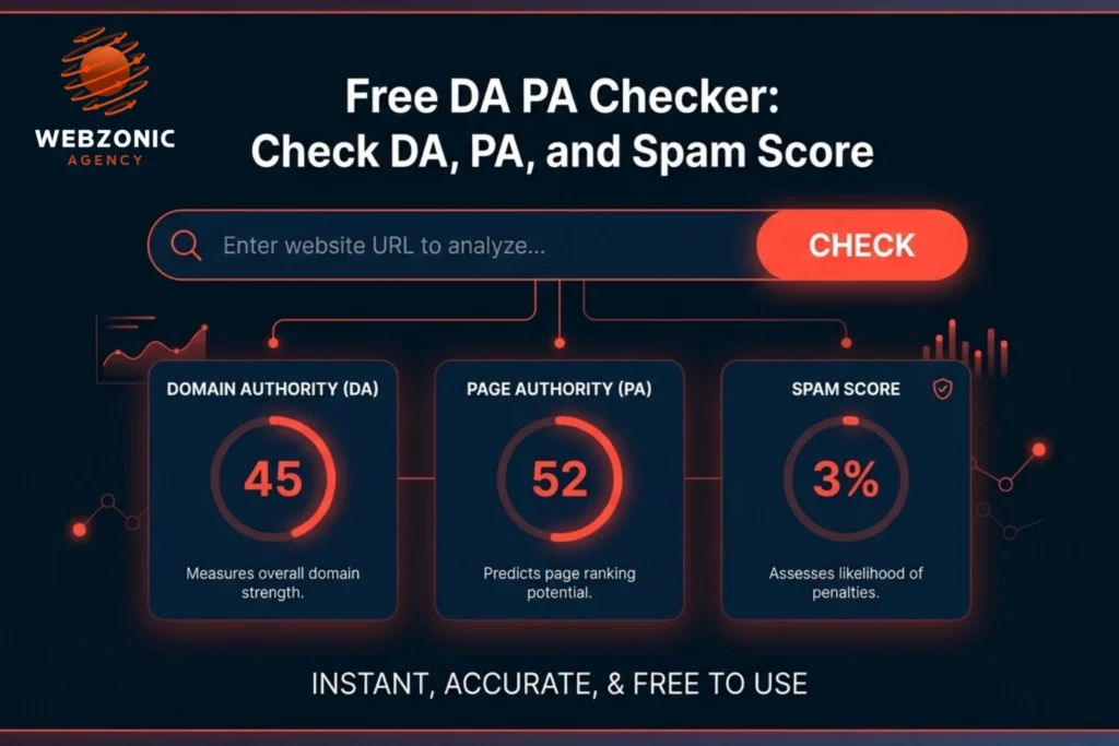 Free DA PA Checker: Check DA, PA, and Spam Score